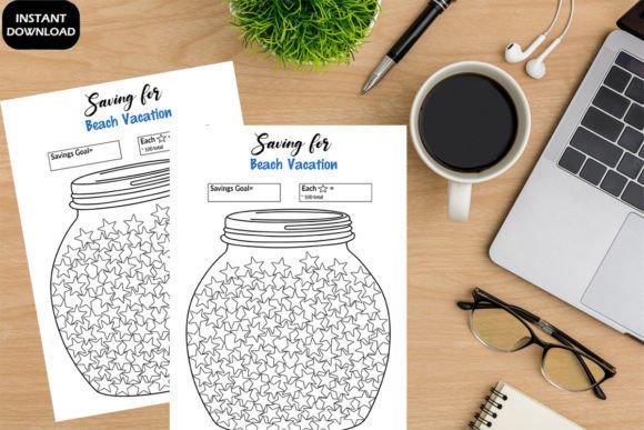 Download Saving for Beach Vacation Printable PDF - Premium Resources