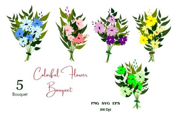 Download Colorful Flower Bouquet - Colorful flower Collection