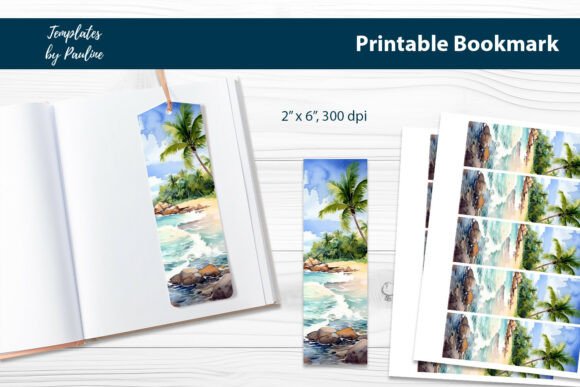 Download Tropical Vacation Printable Bookmark - Premium Resources