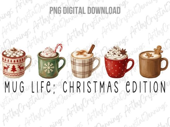 Download Holiday Christmas Mug Clipart PNG - Christmas mug clipart Collection