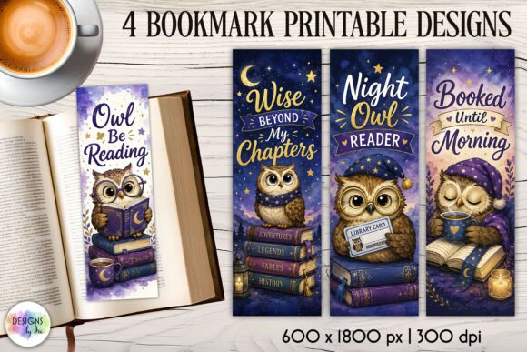 Download Owl Reader Printable Bookmarks - Owl Collection