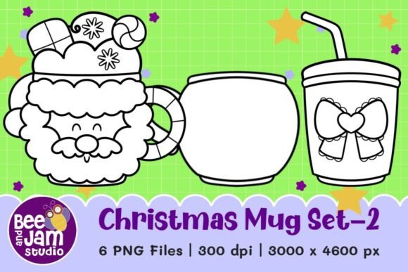 Download Christmas Mug Clipart Set-2 - Christmas mug clipart Collection